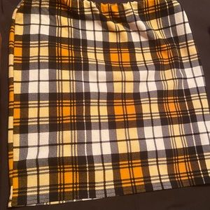 Plaid Mini Skirt